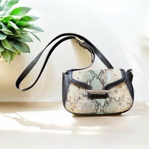 Aimee Kestenberg Multicolor Snake Leather Crossbody Bag
